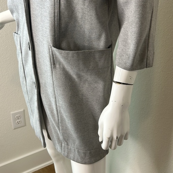 Free People, grey whole story, knit jacket, size medium - Picture 5 of 12